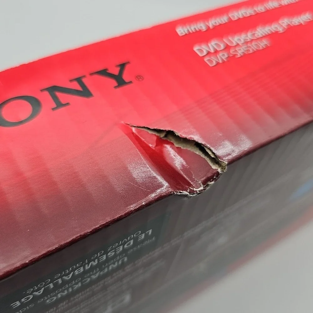 Sony DVP-SR510H Upscaling DVD/CD-R/RW/MP3/JPEG HDMI 1080p with Remote BNIB NIB